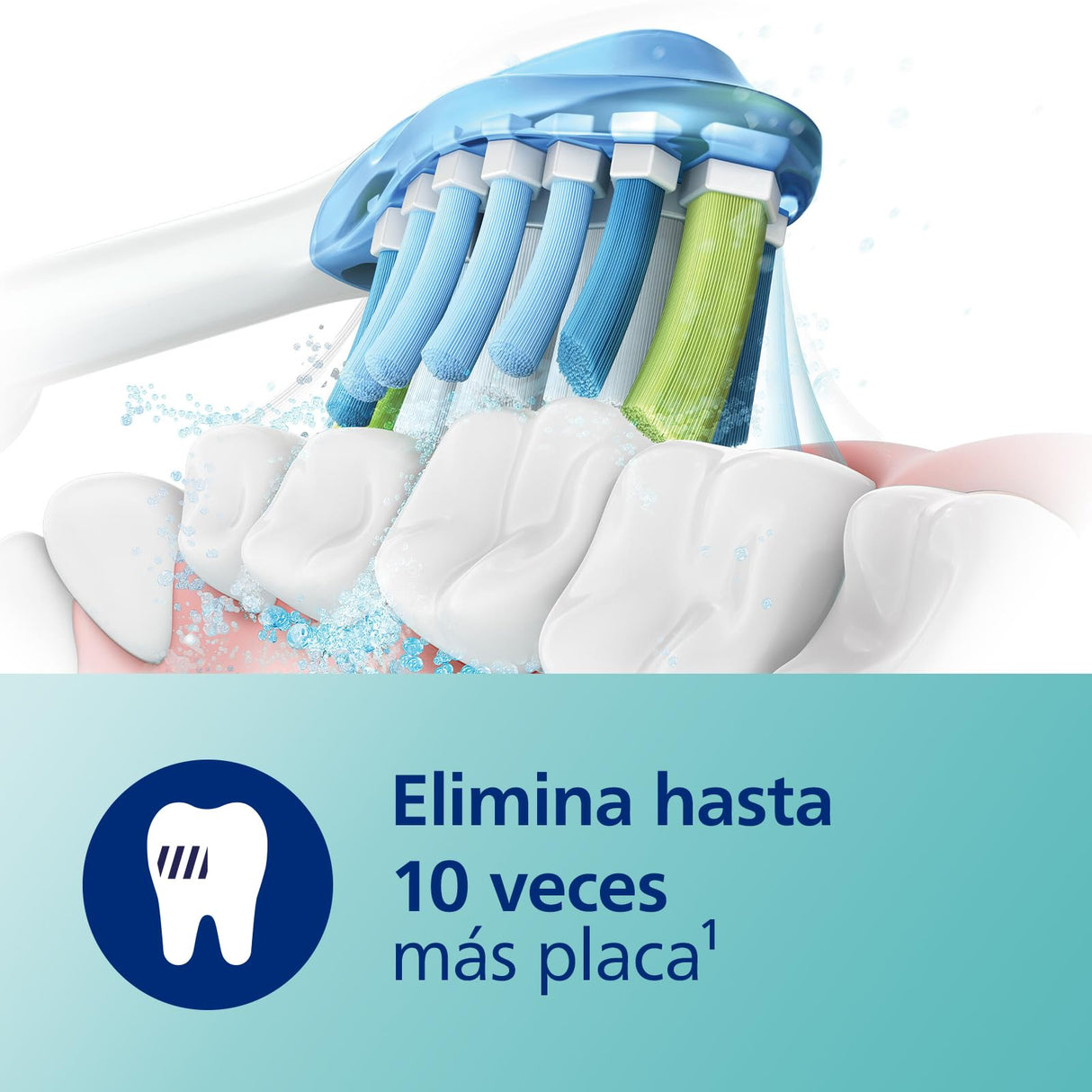 Philips Sonicare ExpertClean 7500, eléctrico cepillo dental sónico con aplicación, 4 modos de cepillado y 3 niveles de intensidad, sensor de presión, blanco y dorado, modelo HX9691/02