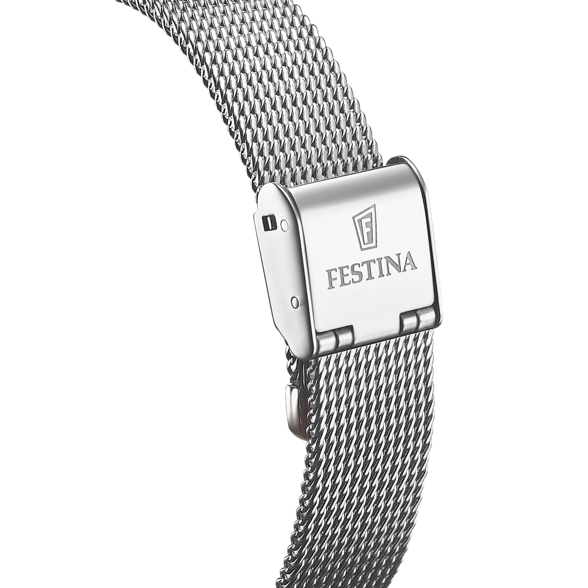 Festina Reloj Mujer F20627/1 Automatico Caja de Acero Inoxidable 316l Plateado Correa de Acero Inoxidable 316l Plateado