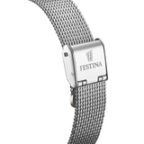 Festina Reloj Mujer F20627/1 Automatico Caja de Acero Inoxidable 316l Plateado Correa de Acero Inoxidable 316l Plateado