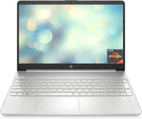 HP 15s-eq2171ns - Ordenador portátil de 15.6" Full HD (AMD Ryzen 7 5700U, 16GB RAM, 1TB SSD, AMD Radeon Graphics, Sin Sistema Operativo) Plata - Teclado QWERTY Español