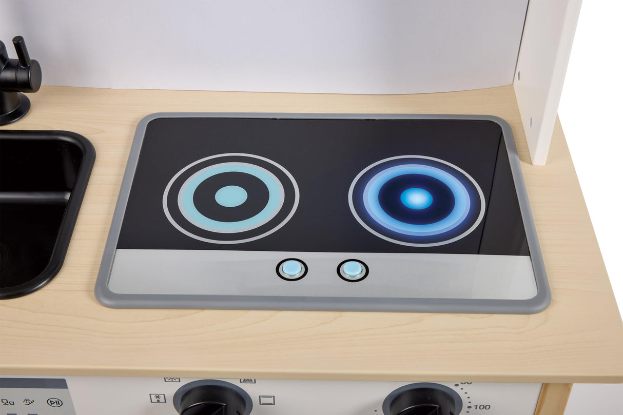 Hape Cocina Moderna Interactiva | Juguete Educativo con Luces, Sonidos y Accesorios | 3+ Años