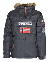 Geographical Norway - Parka De Hombre Boomerang GRIS OSCURO M