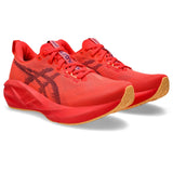 ASICS Novablast 5, Sneaker Hombre, Flash Red Edo Purple, 43.5 EU