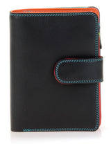 mywalit billetereo Monedero de Piel para Mujer Medium Wallet/Zip Purse- 390-4- Black Pace