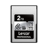 Lexar Professional Silver Series CFexpress 4.0 Tipo A Tarjeta 2TB, Tarjeta CFe hasta 1750 MB/s de Lectura, VPG200, Tarjeta de vídeo CF 8K, Tarjeta de Memoria Compatible con cámaras Sony Alpha y Sony