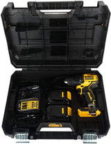 DEWALT DCD708S2T-QW - Taladro Atornillador sin escobillas XR 18V 13mm 65Nm con 2 baterías Li-Ion 1,5Ah y maletín TSTAK