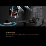 SAMSUNG Barra de Sonido HW-QS750F/ZF -Wireless Dolby Atmos, 3.1.2ch Sound, Q-Symphony, SpaceFit Sound