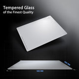 ASUS, ROG Moonstone Ace L, Alfombrilla de ratón de Cristal para Juegos, Superficie ultrasuave, diseño con reducción de Ruido, Vidrio Templado 9H, resiste Impactos y arañazos, Base de Silicona
