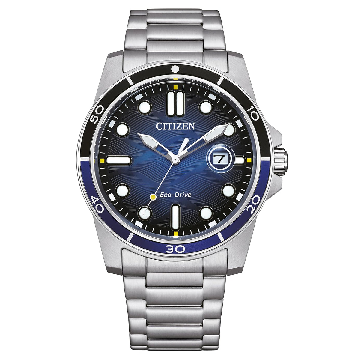 CITIZEN Reloj Analógico para Hombres de Cuarzo con Correa en Acero Inoxidable AW1810-85L