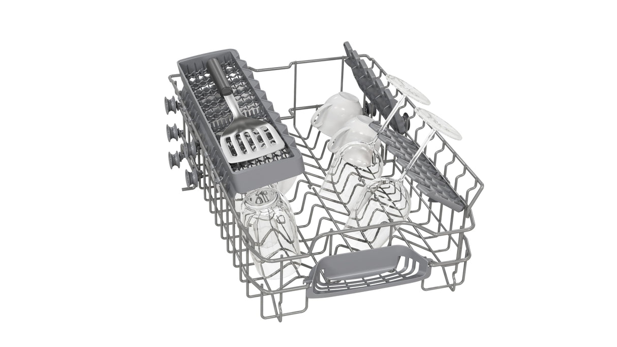 Bosch - Lavavajillas Totalmente Integrable, Serie 2, 45 cm, Blanco, SPV2HKX42E