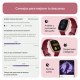 Fitbit Versa 4,Beet/Copper Rose Smartwatch, Unisex-Adult, Rojo Cereza/Aluminio Rosa cobrizo, One Size