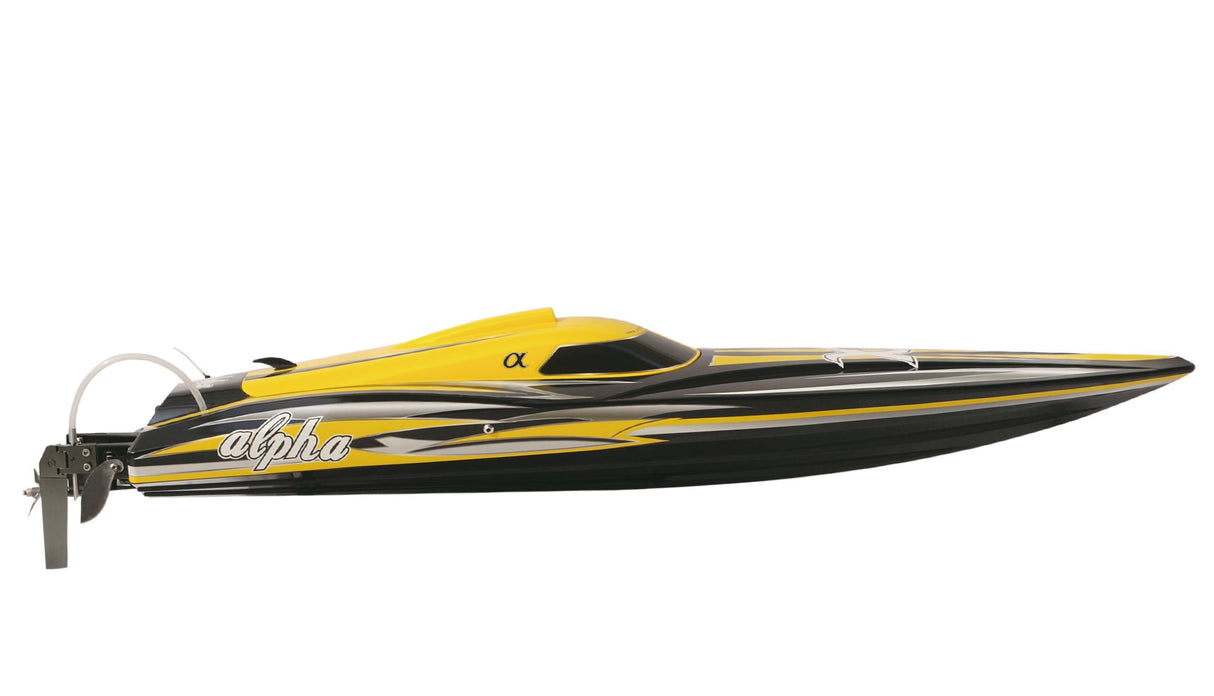 Amewi 1060mm Yellow Barco Alpha Flame Scheme 4-6S, 1060 mm, Color Amarillo, (1590581)