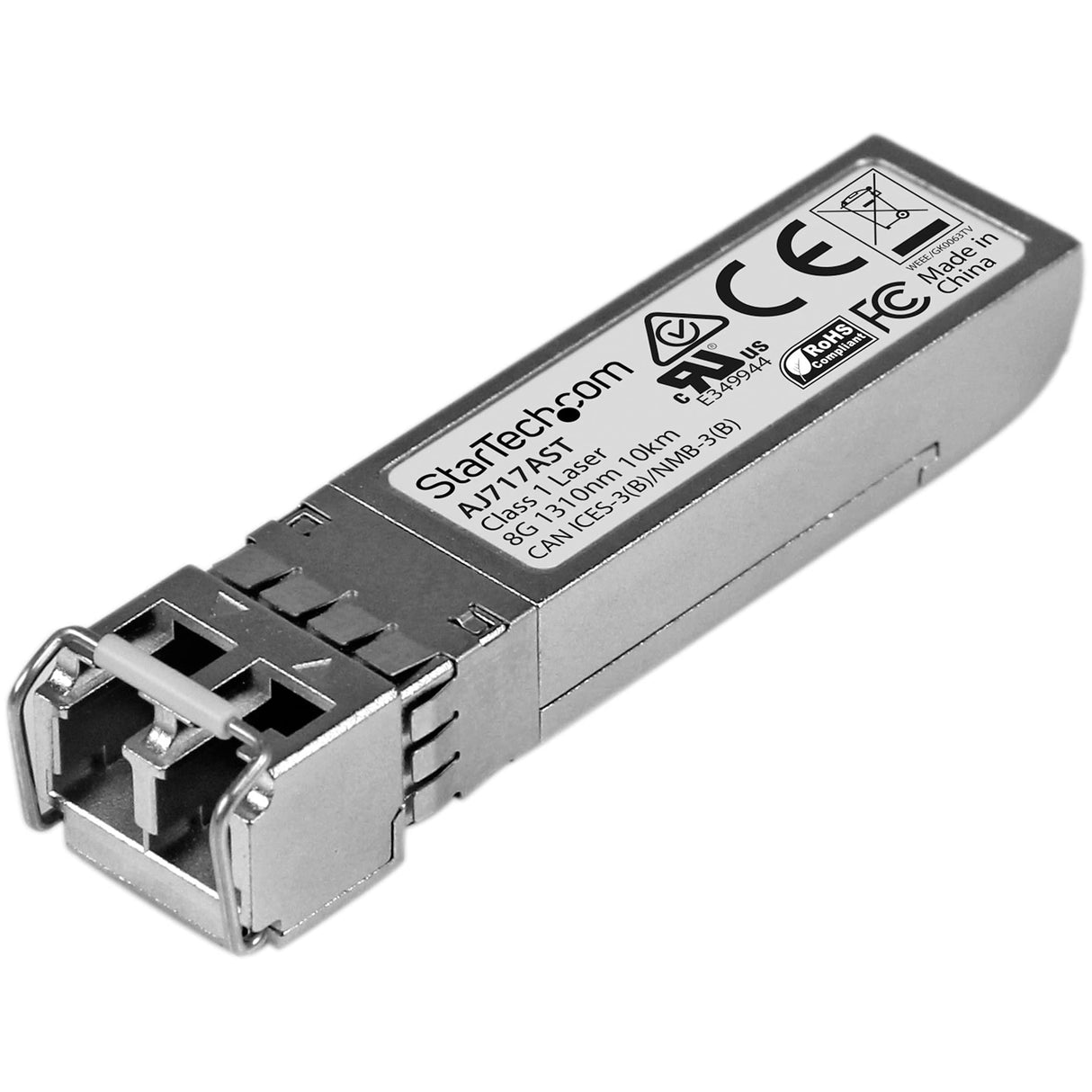 StarTech.com AJ717AST - Módulo transceptor SFP Compatible con HP AJ717A, Color Plata