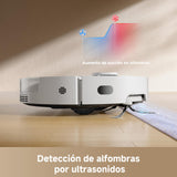 DREAME D20 Pro Plus Robot Aspirador y Fregado 2 en 1, 13.000 Pa, Cepillo Doble para Pelo de Mascotas, Limpieza de Esquinas, Vaciado, Navegación LDS, Esquiva con Láser, Suelos Duros/Alfombras, 5200 mAh