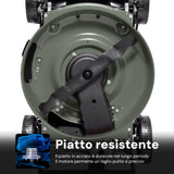 Avilia Cortacésped de explosión autopropulsado con Corte de 51 cm, Bolsa de Recogida de 65 l, cortacésped con tracción Trasera, Corte con Descarga Trasera y Lateral, 8 Alturas de Corte, 4 kW, 5,4 HP,
