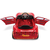 Huffy Disney Cars Lightning Mcqueen Coche eléctrico para niños 3-5 años - Coche 6v con Luces de Trabajo y Sonido