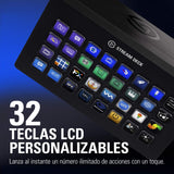 Elgato Stream Deck XL – Controlador avanzado de estudio, 32 teclas macro, activa acciones en apps y software como OBS, Twitch, YouTube y otros, funciona en Mac y PC