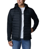 Columbia Hombre Sudadera con Capucha Y Cremallera, Black, S