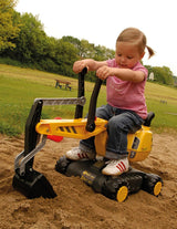 Rolly Toys 421220 - Kit de construcción con rollyDigger y Accesorios de Seguridad (Juego con Excavadora, 3 balizas de conducción, 4 pilones y luz Intermitente, Giratorio, a Partir de 3 años)