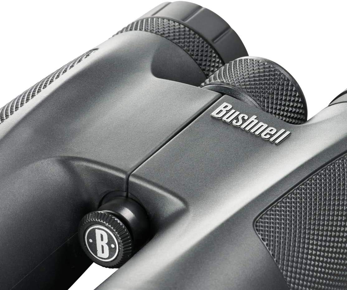 Bushnell - Powerview - 10x42 - Negro - Prisma de techo - Enfoque instantáneo - Dioptrías ajustables - Resistencia extrema - Turismo - Viajes - Diseño robusto - Prismáticos - 141042