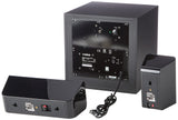 Yamaha NS-P41-BK Altavoces 5.1 con Subwoofer Autoamplificado, Color Negro, 6 Piezas