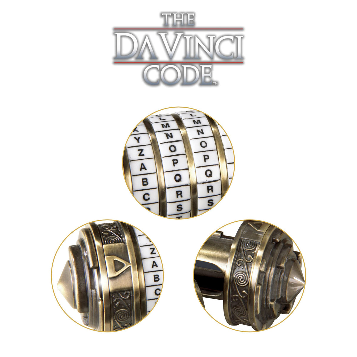 The Noble Collection Da Vinci Code Cryptex, escala 1: 1, accesorio, réplica (accesorio de vestuario)