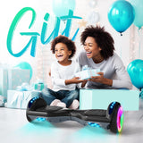 Hoverboard avec roues et phare LED de 6,5 Pouce, Bluetooth, cadeau pour enfants