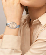 BOSS Reloj Analógico de Cuarzo para Mujer Colección Felina con Correa de Acero Inoxidable Bicolor - 1502622