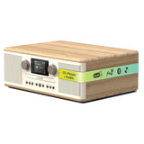 Pure Classic C-D6 Equipo de música (Reproductor de CD, Dab+/FM, Bluetooth, AUX, USB, Alarma Sleeptimer) Blanco algodón/Roble