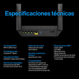 Linksys Classic Micro Router Pro 6 - Router WiFi 6 Mesh de Doble Banda (AX5400) - Router Gigabit inalámbrico, Cobertura para más de 35 Dispositivos y 250 m2