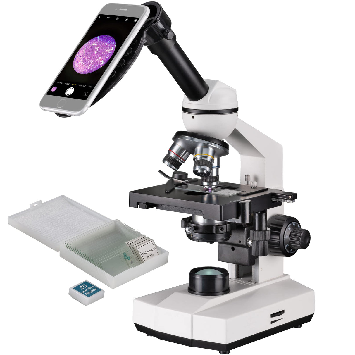 Bresser - Microscopio Bresser Erudit Basic Mono 40x-400x (23)