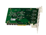 Kalea-INFORMATIQUE 8 Puertos LAN Gigabit Ethernet en Ranura PCIe x4 con Conectores 10/100/1000 RJ45 con chipset Intel I350 Tarjeta controladora de Red PCI Express