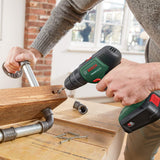 Bosch Home and Garden Martillo taladrador a batería (1 batería, sistema de 18 V, en Maletín), UniversalImpact 18 V