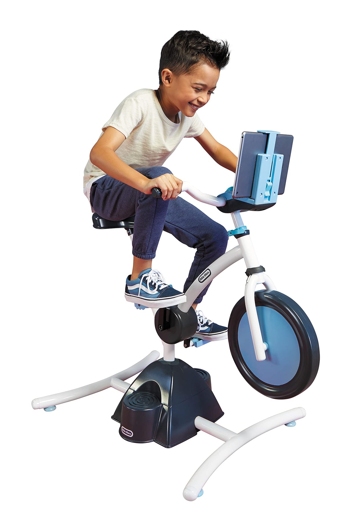 Little Tikes Pelican Explore Bicicleta Estática con Bluetooth y videos de YouTube gratis. Edad 3-7 años