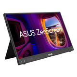ASUS ZenScreen MB16AHV Monitor portátil, 15,6 Pulgadas, Full HD, IPS, HDMI, USB Type-C, Filtro de luz Azul, Superficie antirreflejos, Tratamiento Antibacteriano