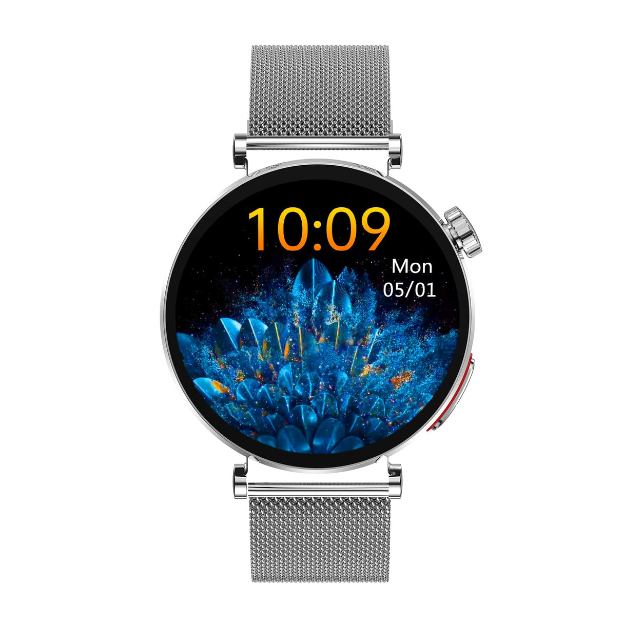 Knauermann Neo 2 (2025) - Negro Rectangular - Reloj Inteligente de Salud, Plata, Durchmesser: 40mm; Dicke: 10,9mm, Redondo