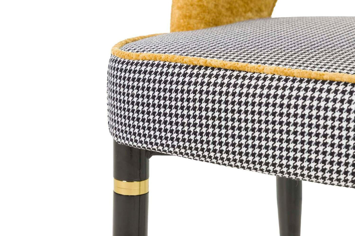 SILLA TEXTIL GRIS HOUSTON 56x58x83 CM