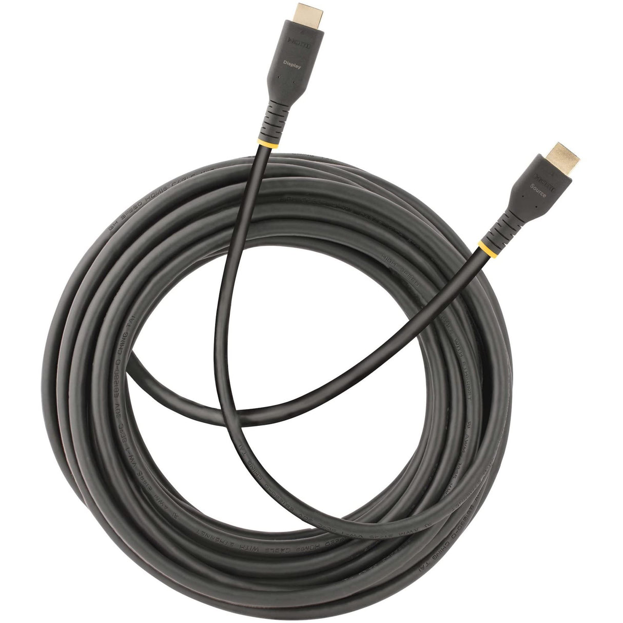 StarTech.com Cable de 10m HDMI Activo - HDMI 2.0 4K 60Hz UHD - Cable de Servicio Pesado - Resistente - con Fibra de Aramida - Cable HDMI de Alta Velocidad con Ethernet (RH2A-10M-HDMI-CABLE)