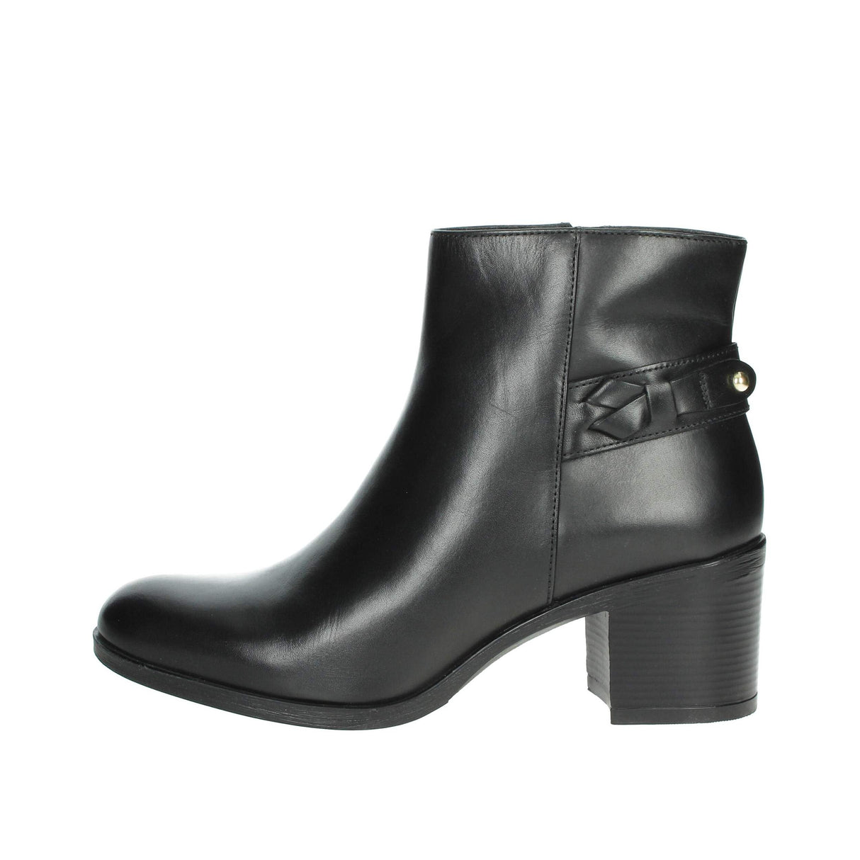 Geox D New Asheel, Bota de Tobillo, Black, 40 EU