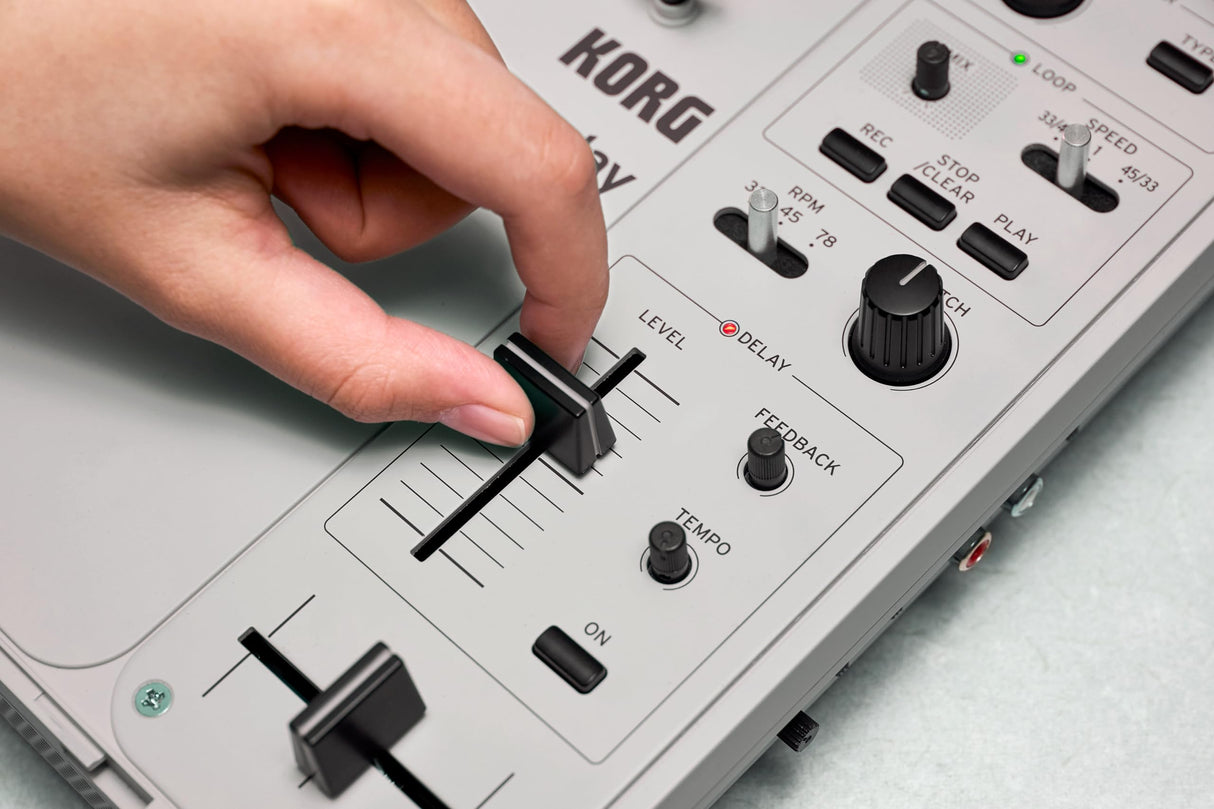Korg - handytraxx play - Tocadiscos Portátil para DJ con Altavoz y Efectos Digitales