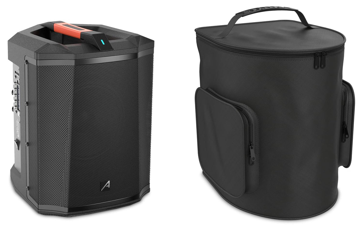 Audibax Roma 120 Go Sistema PA Portátil Bluetooth con Batería Recargable 6.5" 120W