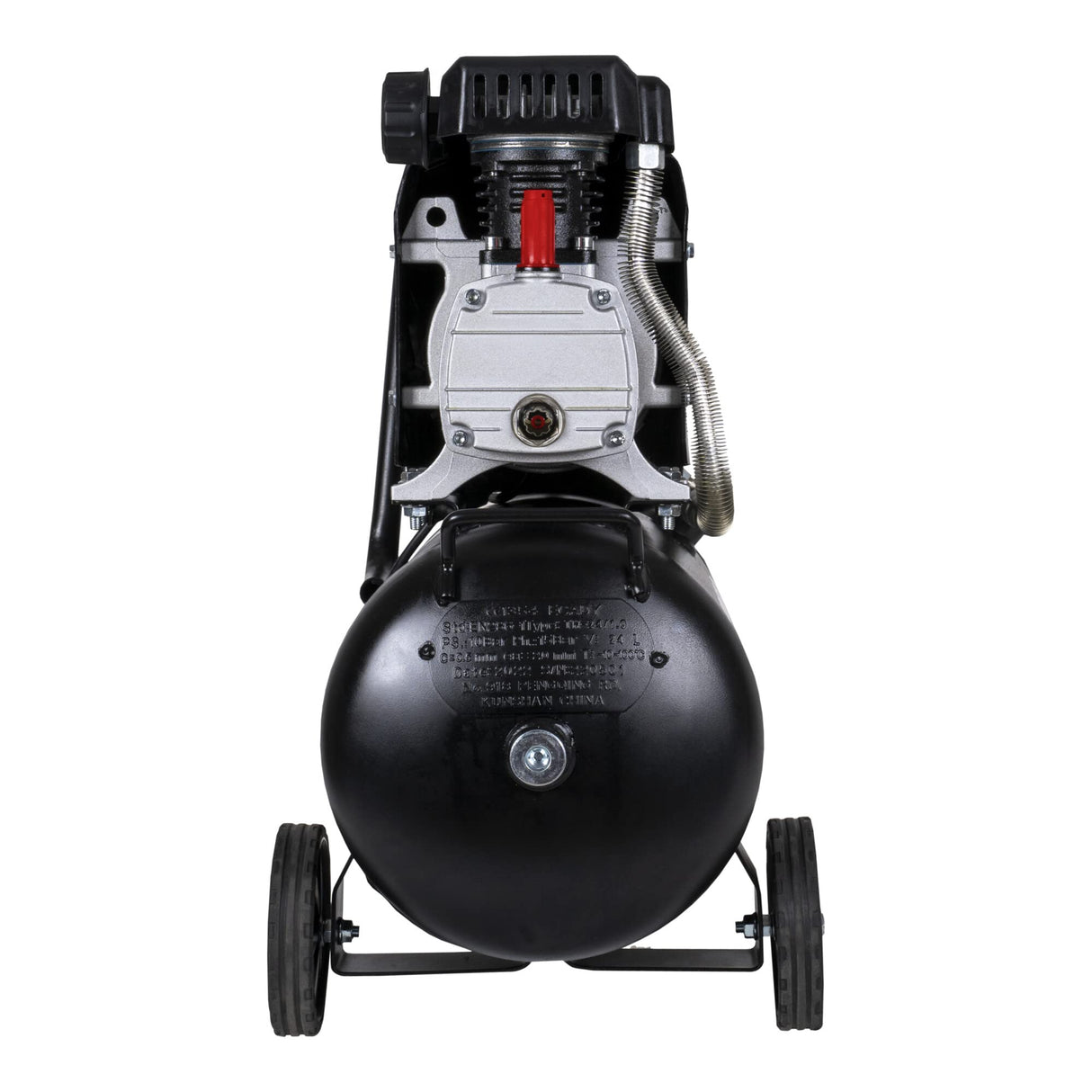 STIER Compresor LKT 240-8-24, 1100 W, presión máxima 8 bar, depósito de 24 litros, 21 kg, adecuado para aplicaciones por ejemplo con pistolas de soplado, pistolas de pintura, pistolas de remaches