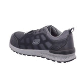 Skechers Bulklin Lyndale, Zapatos de Trabajo Mujer, Negro (Black Textile/Synthetic W/Gray Trim), 39 EU
