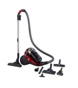 Hoover - Reactiv RC25 - Aspirador sin bolsa con filtro EPA, Especial para parquet y mascotas - Potencia 800W, Clase A, Color Rojo