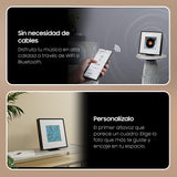Samsung Altavoz HW-LS60D/ZF - Music Frame con Sonido 3D, Q-Symphony, sin Necesidad de Cables y Marco Personalizable