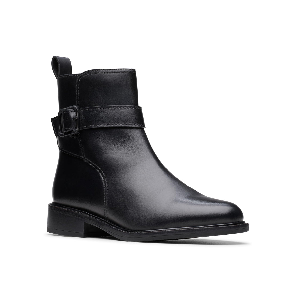 Clarks Renewal Style, Botas de Moda Mujer, Black Leather, 41 EU