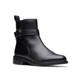 Clarks Renewal Style, Botas de Moda Mujer, Black Leather, 41 EU