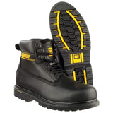 Cat Footwear Holton Steel Toe S3 HRO SRC, Botas de Trabajo Hombre, Dark Brown, 41 EU