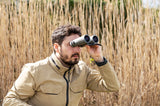 Bresser Prismáticos 8 x 42 Wave, Impermeables, con Cristal BAK-4, Tratamiento UR, oculares con Gafas, observación de la Naturaleza, Viajes y Senderismo