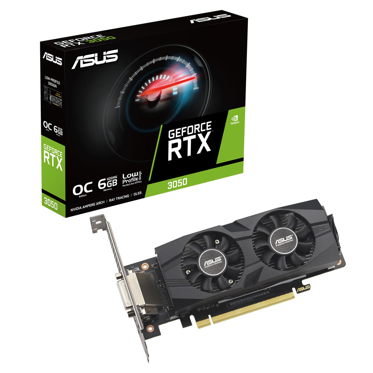 ASUS Tarjeta Gráfica GCAS-617 Nvidia GeForce RTX 3050 GDDR6
